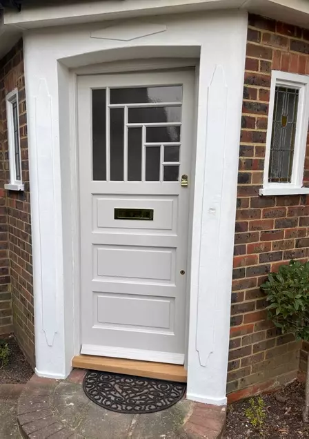 Hardwood door & frame, Goring by Sea, Worthing, West Sussex